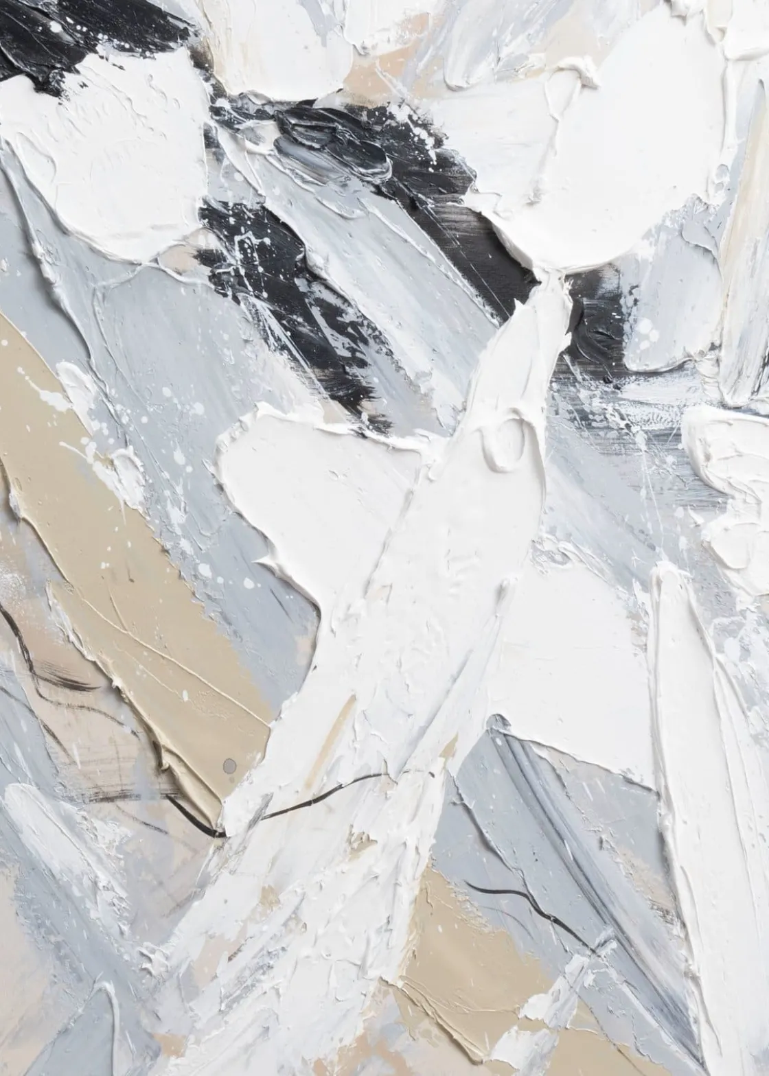 XOOON Abstract Power schilderij (120x180cm) in de kleur Multi Color^ Wanddecoraties|Woonaccessoires