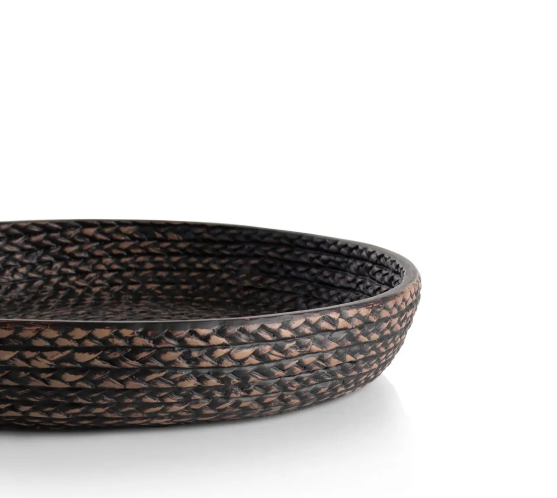 XOOON Adam schaal D38,5cm in de kleur Zwart - COCOmaison^ Woonaccessoires