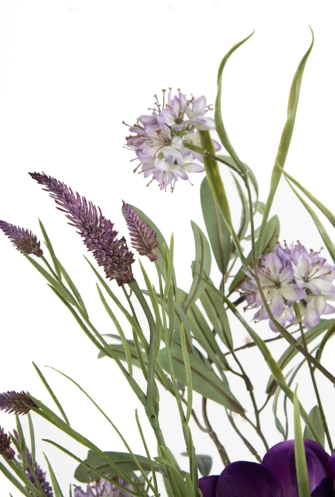 XOOON Anemone Spray H75cm kunstbloem in de kleur Paars - COCOmaison^ Woonaccessoires