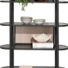 XOOON ARAMON boekenkast 100 cm. - 5-niches -^ Bergkasten|Boekenkasten