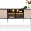 XOOON ARAMON dressoir (240cm) 2-deuren + 2-glasdeuren -^ Dressoirs