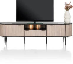 XOOON ARAMON lowboard (210cm) - 2-deuren + 1-lade -^ Tv-Meubelen|Dressoirs