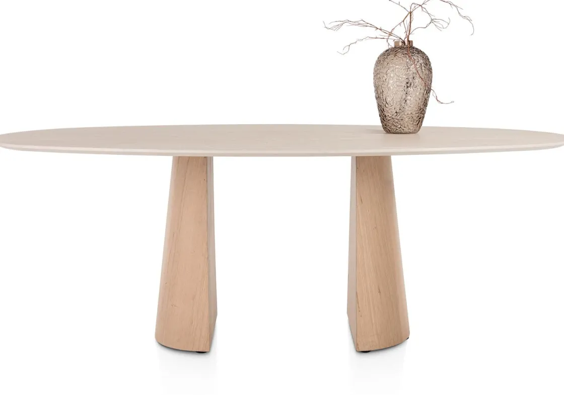 XOOON Aras eetkamertafel 210 x 120 cm -^ Eettafels|Tafelconfigurator
