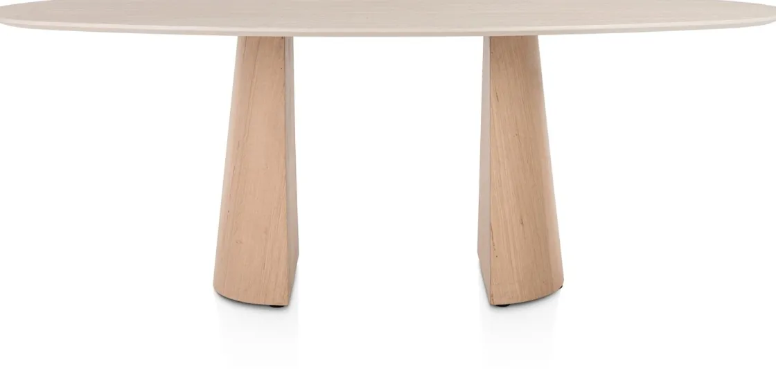 XOOON Aras eetkamertafel 210 x 120 cm -^ Eettafels|Tafelconfigurator