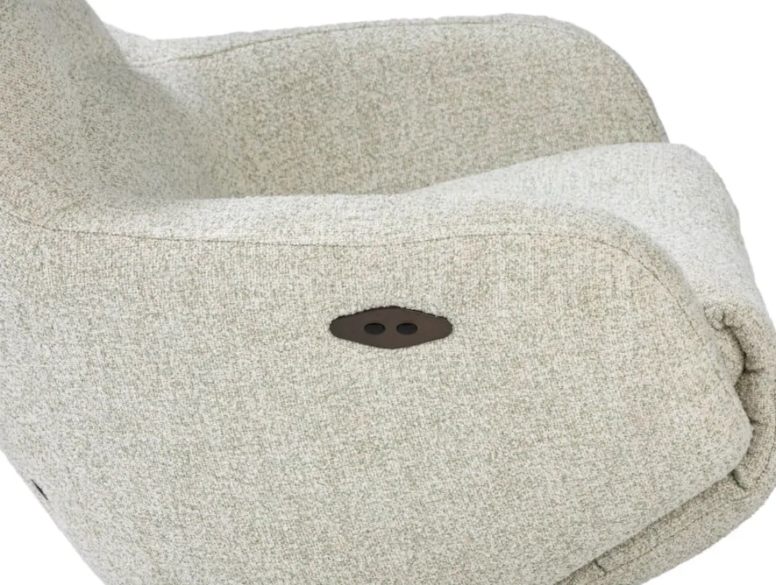 XOOON Arco, relaxfauteuil - 1-motor - verstelbare hoofdsteun - inclusief accu^ Stoffen Fauteuils|Draaifauteuils