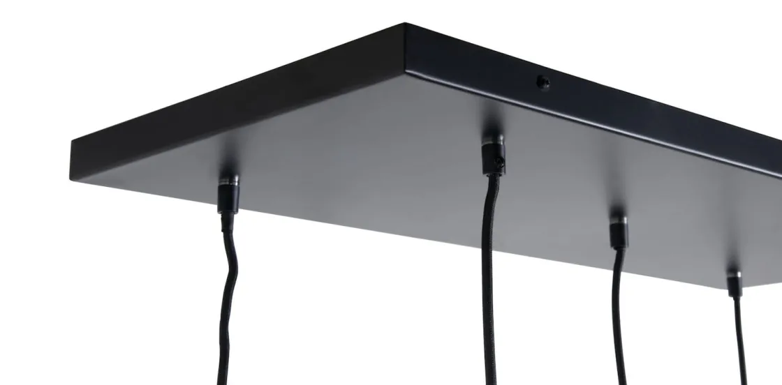 XOOON Arjen hanglamp 5*E27 in de kleur Zwart - COCOmaison^ Hanglampen