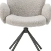 XOOON Armstoel Jaxon (draaibaar) in de kleur Kiezel -^ Armstoelen