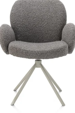 XOOON Armstoel Jaxon (draaibaar) in de kleur Lever -^ Armstoelen