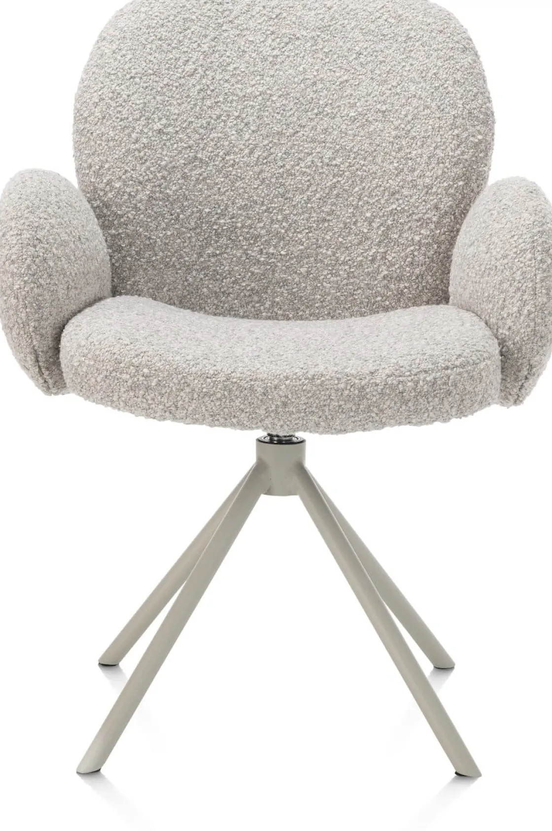 XOOON Armstoel Jaxon (draaibaar) in de kleur Kiezel -^ Armstoelen