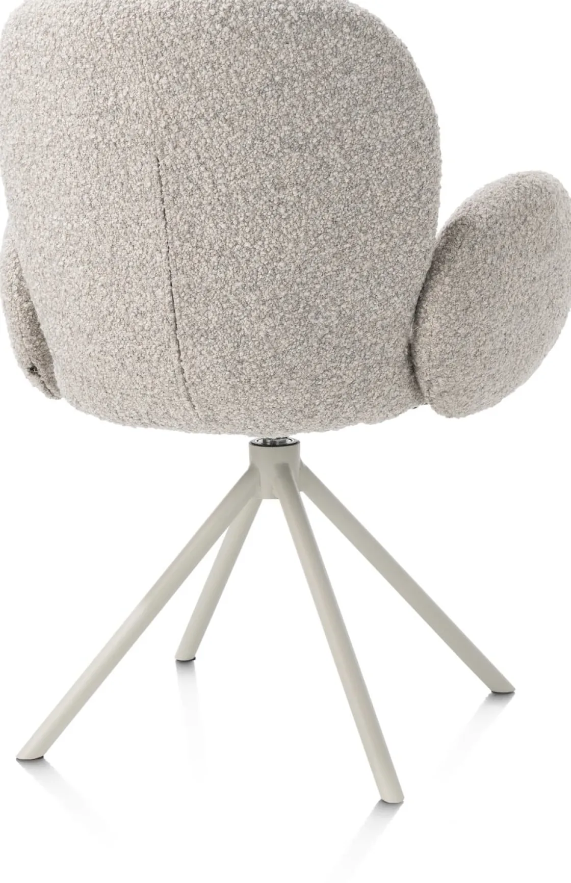 XOOON Armstoel Jaxon (draaibaar) in de kleur Kiezel -^ Armstoelen
