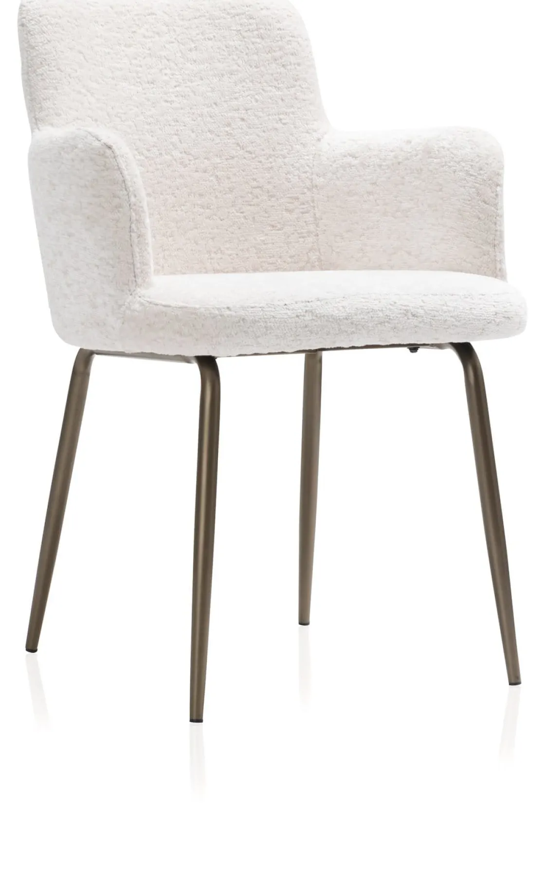 XOOON Armstoel Olle in de kleur Creme - COCOmaison^ Armstoelen|Woonaccessoires