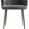 XOOON Armstoel Olle in de kleur Antraciet - COCOmaison^ Woonaccessoires|Armstoelen