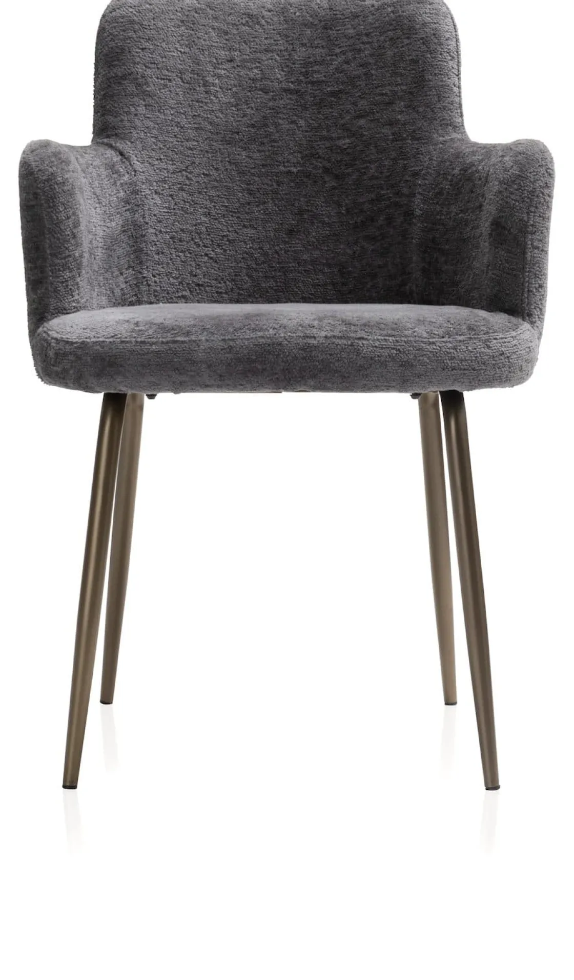 XOOON Armstoel Olle in de kleur Antraciet - COCOmaison^ Woonaccessoires|Armstoelen