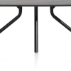 XOOON Arvada ovale eiken eettafel met zwart metalen poot 190x100cm^ Tafelconfigurator|Eettafels