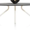 XOOON ARVADA tafel 220 x 110 cm - ellips - centrale poot Nebbia - onyx^ Tafelconfigurator|Eettafels