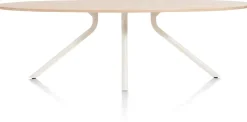 XOOON ARVADA tafel 250 x 110 cm - ellips - centrale poot Nebbia^ Tafelconfigurator|Eettafels