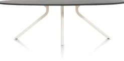XOOON ARVADA tafel 250 x 110 cm - ellips - centrale poot Nebbia - onyx^ Tafelconfigurator|Eettafels