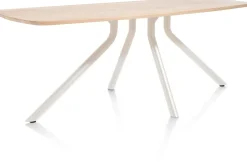 XOOON ARVADA tafel 190 x 100 cm - ovaal - centrale poot Nebbia^ Tafelconfigurator|Eettafels