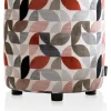XOOON BeautiQ - Elite poef - rond 42 cm in de kleur Koper^ Woonaccessoires|Poef/Hockers
