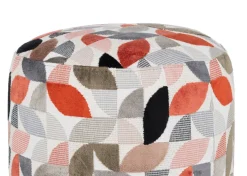 XOOON BeautiQ - Elite poef - rond 42 cm in de kleur Koper^ Woonaccessoires|Poef/Hockers