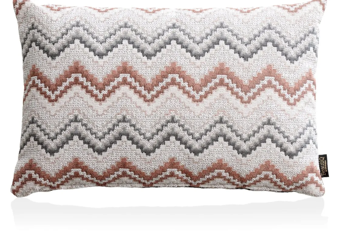 XOOON BeautiQ - Lush kussen 40x60cm in de kleur Koper - COCOmaison^ Woonaccessoires