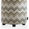 XOOON BeautiQ - Lush poef - rond 42 cm in de kleur Olijf - COCOmaison^ Poef/Hockers|Woonaccessoires