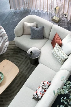 XOOON BeautiQ - Upper kussen 45x45cm in de kleur Antraciet^ Woonaccessoires