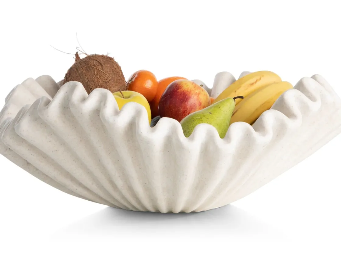 XOOON Bella schaal D51cm in de kleur Crème - COCOmaison^ Woonaccessoires