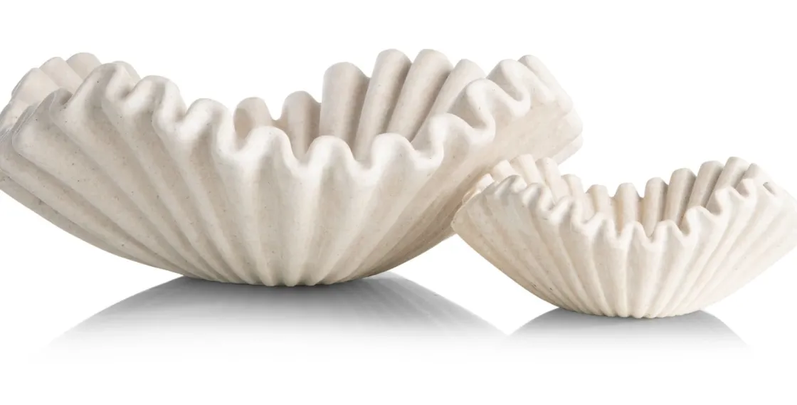 XOOON Bella schaal D51cm in de kleur Crème - COCOmaison^ Woonaccessoires