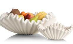 XOOON Bella schaal D28cm in de kleur Crème - COCOmaison^ Woonaccessoires
