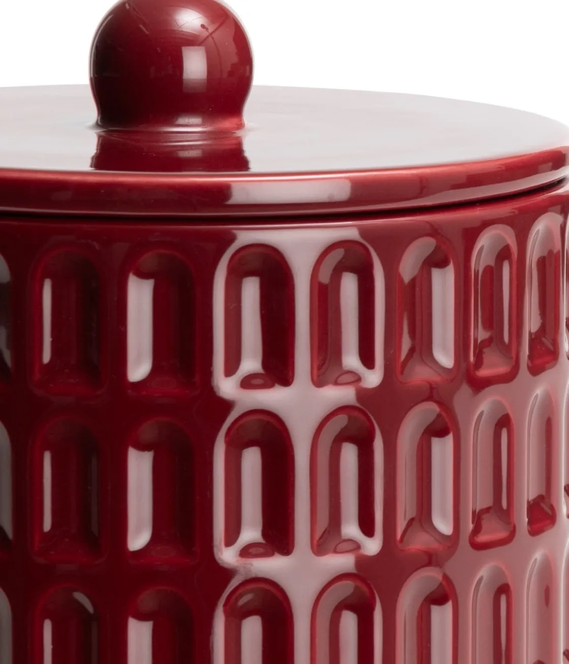 XOOON Bisko pot (H16.5cm) in de kleur rod - COCOmaison^ Woonaccessoires