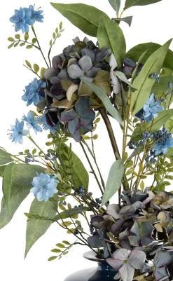 XOOON Blossom Spray H91cm kunstbloem in de kleur Blauw - COCOmaison^ Woonaccessoires