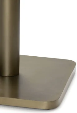 XOOON Brest bartafel marble light grey (D80cm) in kleur Goud^ Woonaccessoires|Bartafels