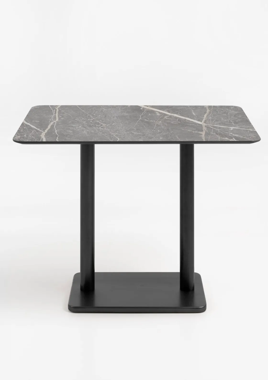XOOON Brest bartafel marble light grey (120x75cm) kleur Zwart^ Bartafels|Woonaccessoires