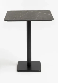 XOOON Brest bartafel marble onyx (75x75cm) in kleur Zwart^ Bartafels|Woonaccessoires