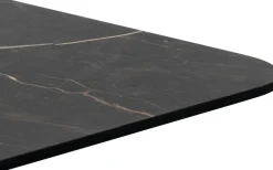 XOOON Brest bartafel marble onyx (75x75cm) in kleur Zwart^ Bartafels|Woonaccessoires