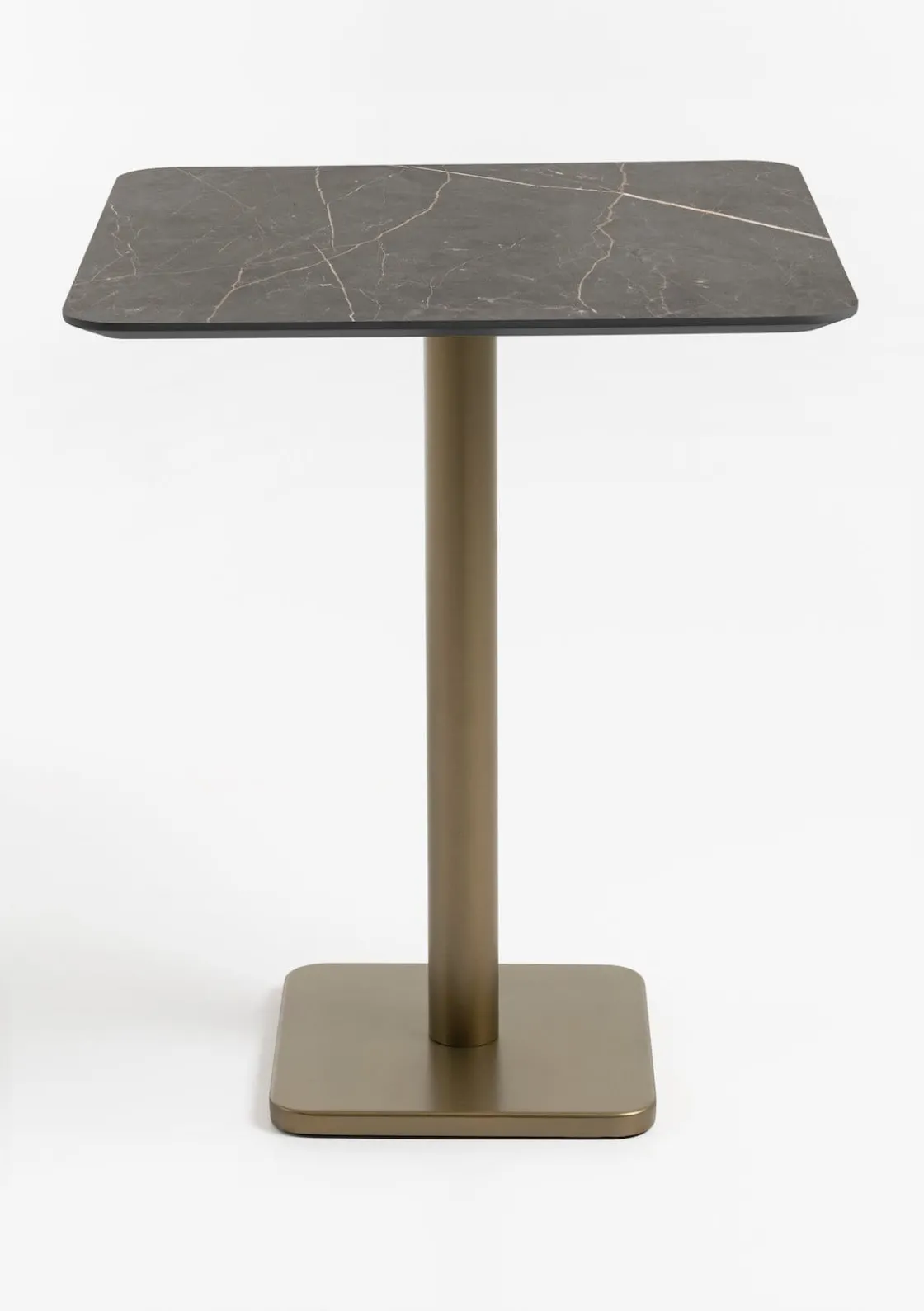 XOOON Brest bartafel marble onyx (75x75cm) in kleur Goud^ Woonaccessoires|Bartafels