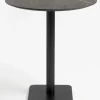 XOOON Brest bartafel marble onyx (D80cm) in kleur Zwart^ Bartafels|Woonaccessoires