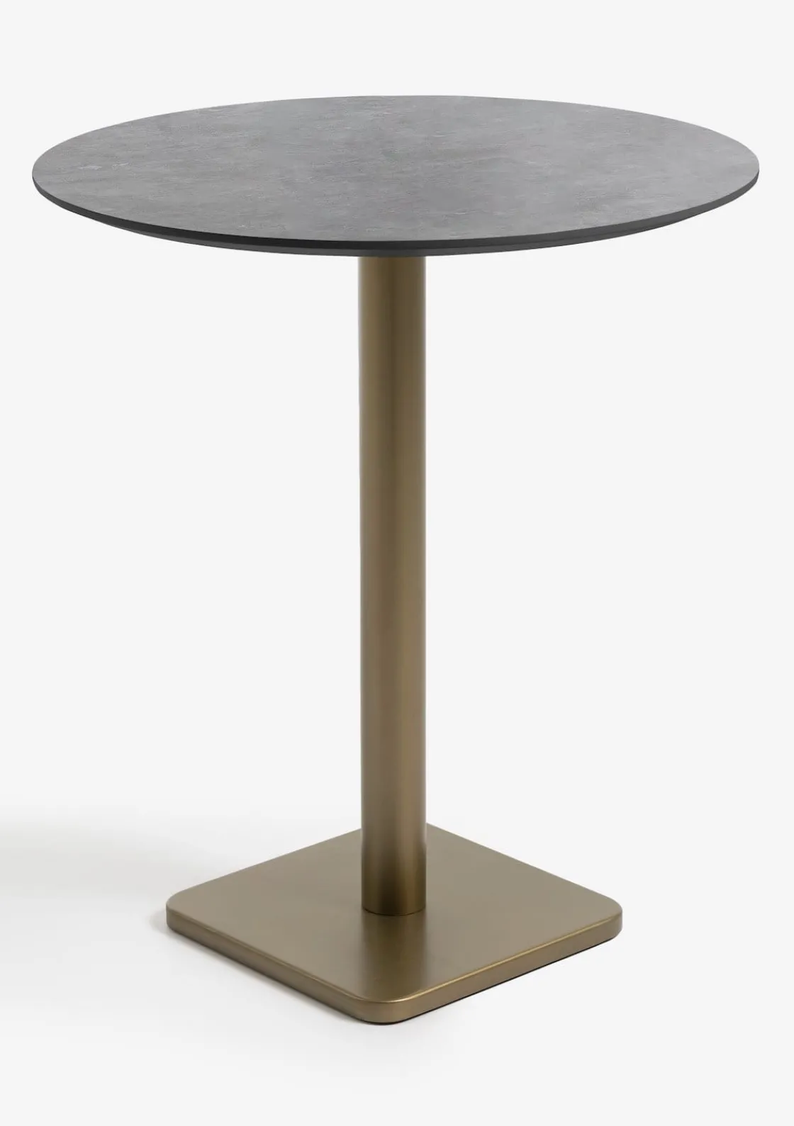 XOOON Brest bartafel stone (D80cm) in kleur Goud van COCOmaison^ Woonaccessoires|Bartafels