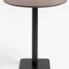 XOOON Brest bartafel stone rust (D80cm) in kleur Zwart van COCOmaison^ Bartafels|Woonaccessoires