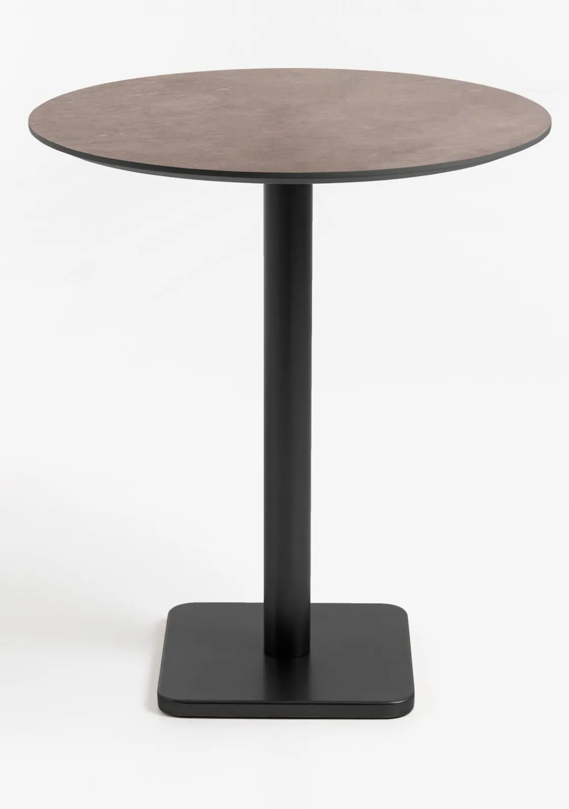 XOOON Brest bartafel stone rust (D80cm) in kleur Zwart van COCOmaison^ Bartafels|Woonaccessoires