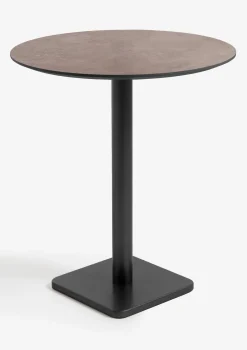 XOOON Brest bartafel stone rust (D80cm) in kleur Zwart van COCOmaison^ Bartafels|Woonaccessoires