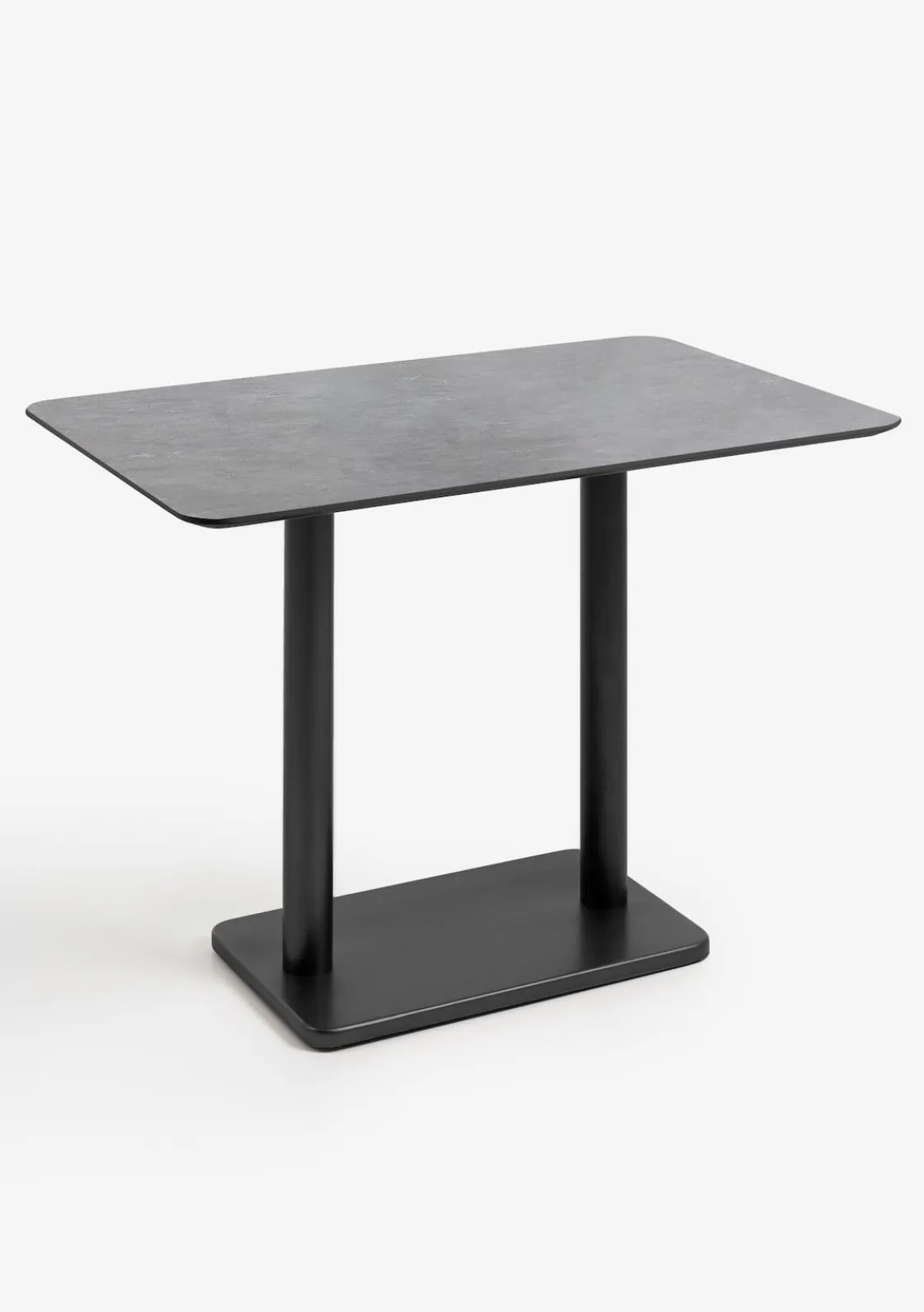 XOOON Brest bartafel stone (120x75cm) in kleur Zwart van COCOmaison^ Bartafels|Woonaccessoires