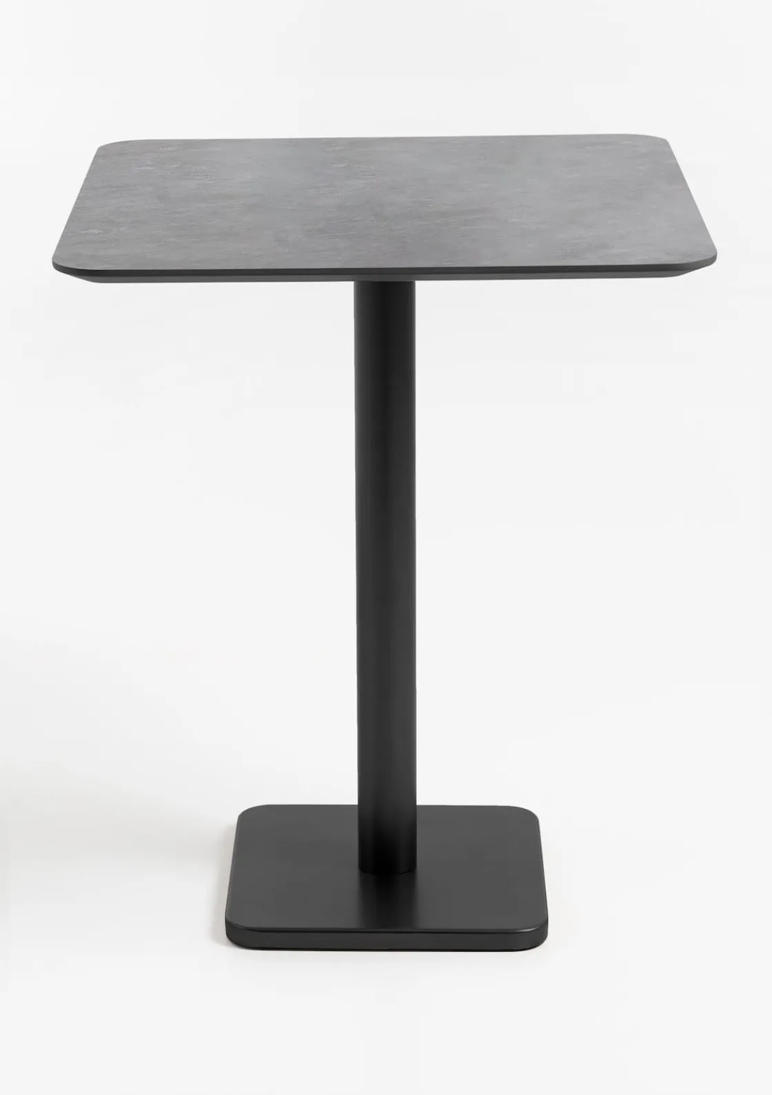 XOOON Brest bartafel stone (75x75cm) in kleur Zwart van COCOmaison^ Bartafels|Woonaccessoires