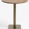 XOOON Brest bartafel vintage oak (D80cm) kleur Goud van COCOmaison^ Woonaccessoires|Bartafels