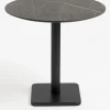 XOOON Brest bistrotafel marble onyx (D80cm) kleur Zwart - COCOmaison^ Eettafels|Woonaccessoires