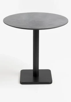 XOOON Brest bistrotafel stone (D80cm) in kleur Zwart van COCOmaison^ Eettafels|Woonaccessoires