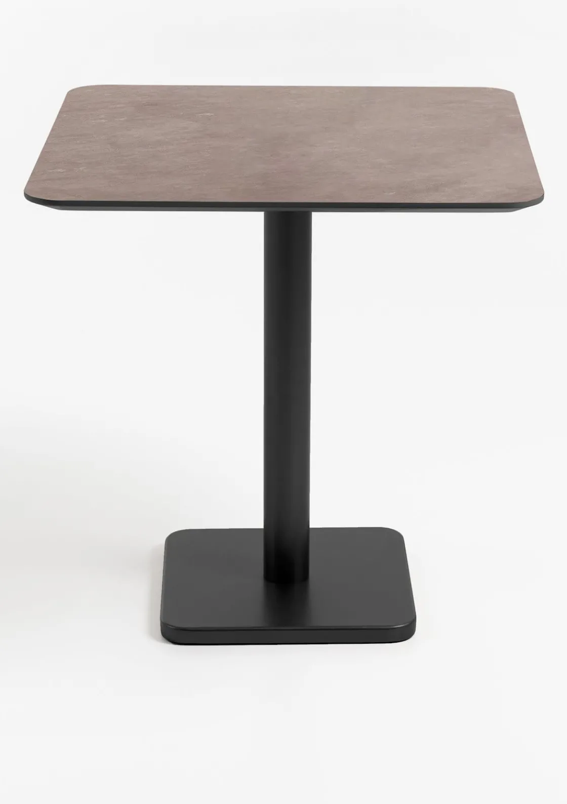 XOOON Brest bistrotafel stone rust (75x75cm) kleur Zwart^ Eettafels|Woonaccessoires