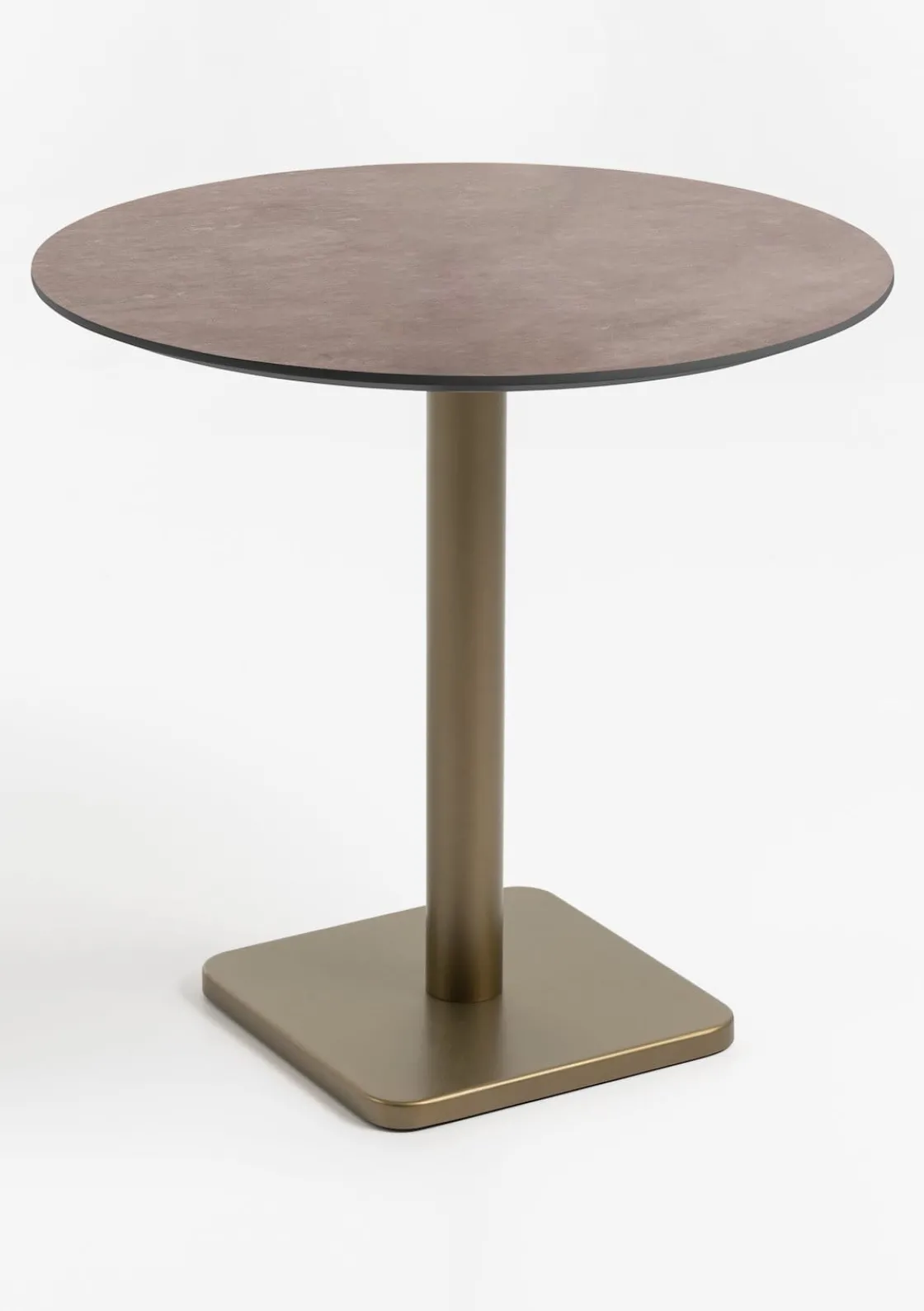 XOOON Brest bistrotafel stone rust (D80cm) kleur Goud van COCOmaison^ Woonaccessoires|Eettafels