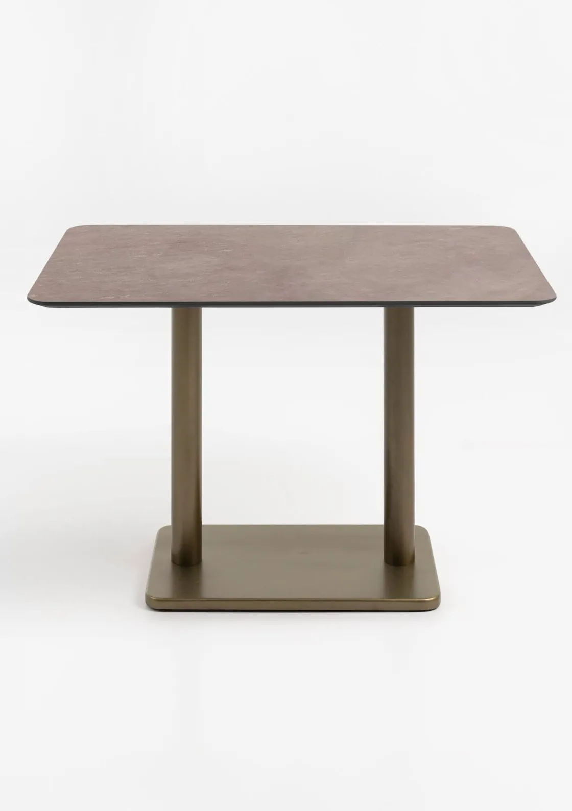 XOOON Brest bistrotafel stone rust (120x75cm) kleur Goud^ Eettafels|Woonaccessoires